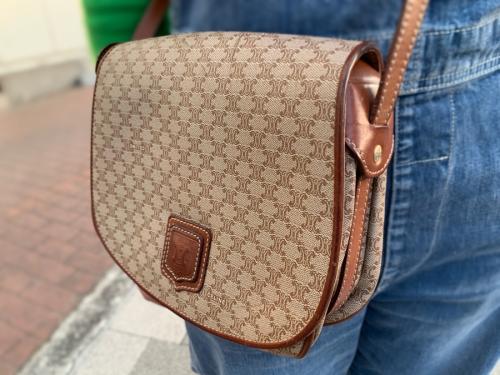 ヴィンテージマカダム柄ショルダーバッグのヴィンテージ