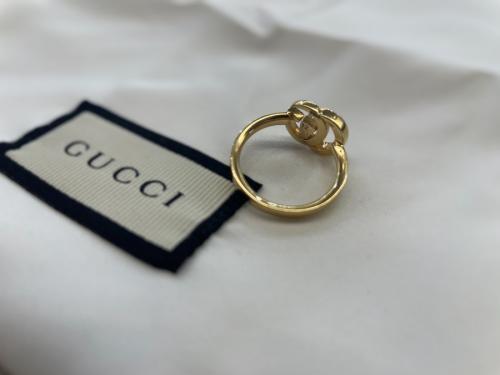 グッチのダブルG750ゴールドリング