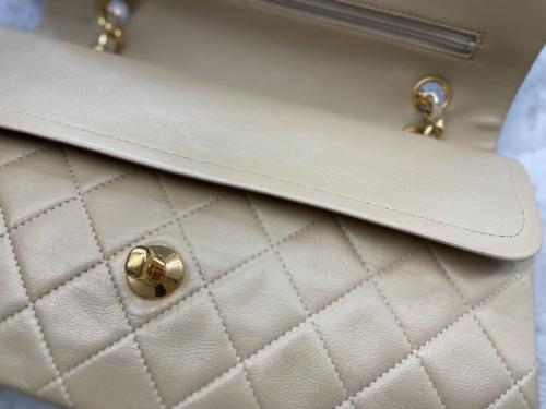 マトラッセダブルフラップチェーンショルダーバッグ