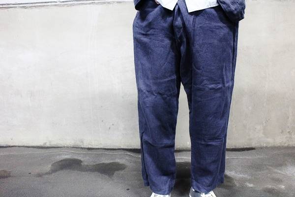 evam eva エヴァムエヴァ リネンコットン ノーカラー コート