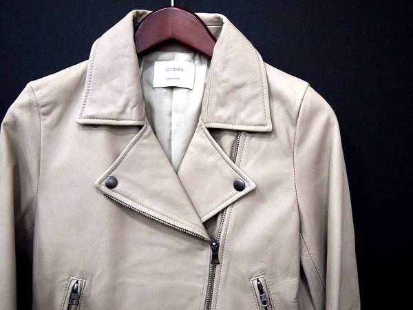 SAINT LAURENT ラムレザー レース切り替えスカート SAINT LAURENT ラムレザー レース切り替えスカート