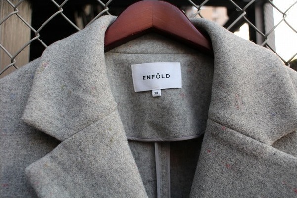 ENFOLD/エンフォルド】トップネップ立体袖コートの入荷です[2019.01.08 