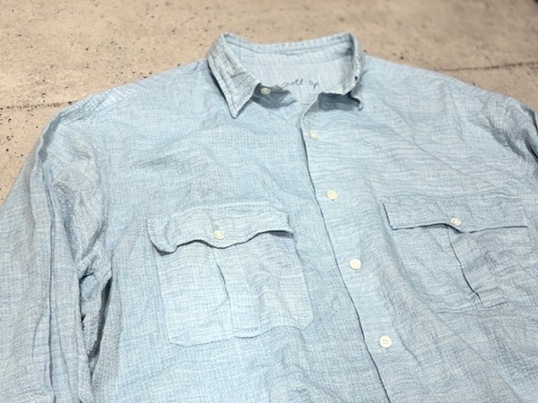 Porter Classic/ポータークラッシック】”ROLL UP SHIJIRA STRIPE SHIRT