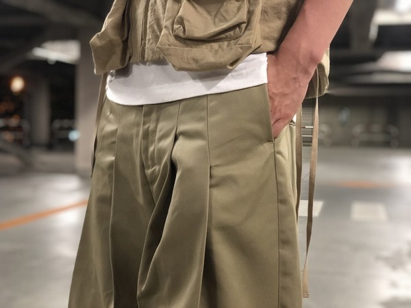 シンヤコズカ ✕ ディッキーズ バギーパンツ Sサイズ ベージュ SHINYAKOZUKA（シンヤコズカ）のBAGGY with DICKIES-BEIGE