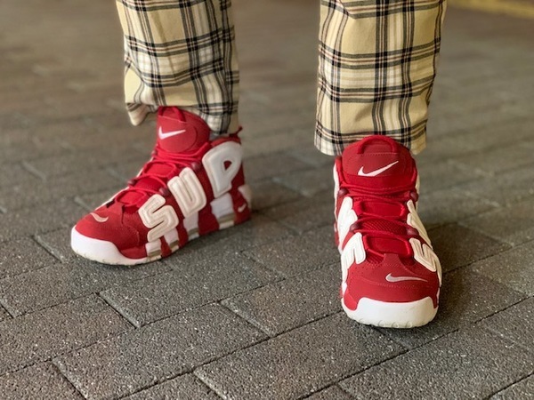 SUPREME NIKE AIR MORE UPTEMPO 26cm