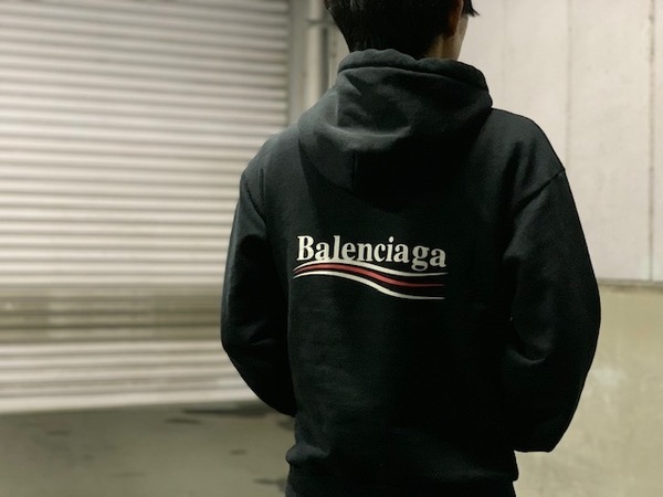 BALENCIAGA/バレンシアガ】”Campaign Logo Hoodie” ”Papier Mini 