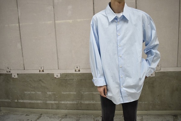 HED MAYNER ヘドメイナー Open Back Shirt 20ss