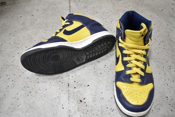 90s NikeナイキMichiganミシガン リバーシブル ダンクトップXL 3/1発売｜Nike Dunk High 