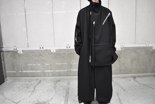 ヨウジヤマモト yohji yamamoto ジップコート