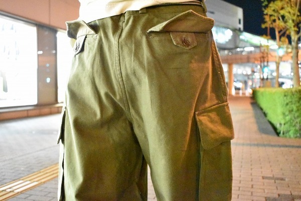 1950's Euro Vintage French Army M-47 Trousers 前期 SIZE 37