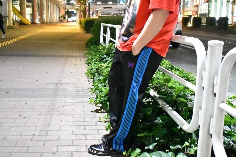 フリークスストア ニードルズ 別注 Narrow Track Pant(B×W)needlest