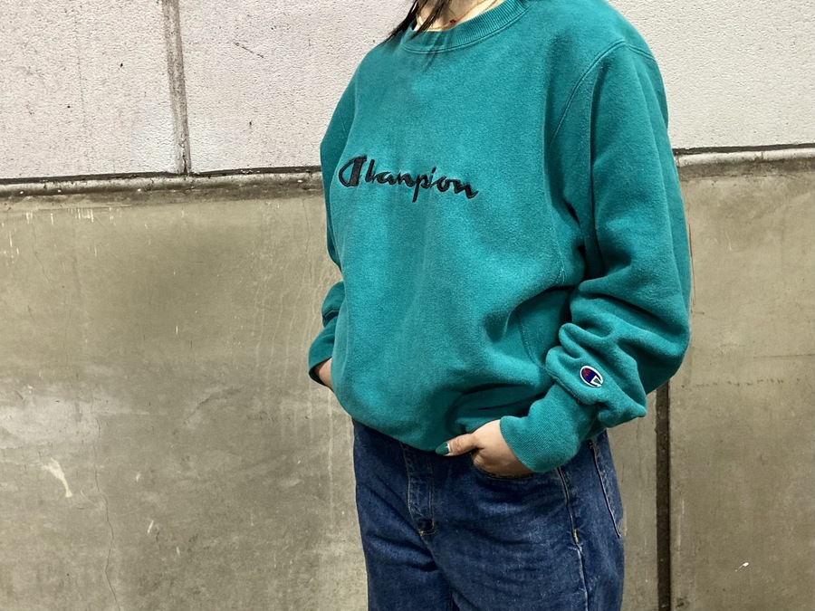 Champion/チャンピオン】ロゴ刺繍リバースウィーブ 買取入荷致し