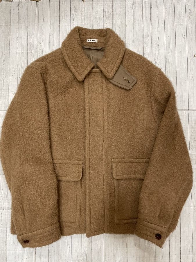 AURALEE/オーラリー】ベビーキャメルブラッシュドブルゾン買取入荷致し