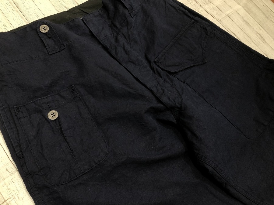 OUTIL/ウティ】より、リネンコットンのカーゴパンツを買取入荷致しまし 