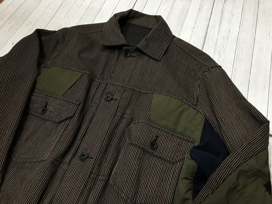 sacai/サカイ】22SS Patchwork Detail Button Jacketお買取り