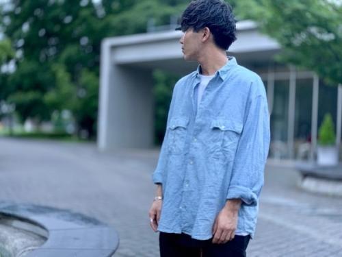 Porter Classic/ポータークラッシック】”ROLL UP SHIJIRA STRIPE SHIRT 