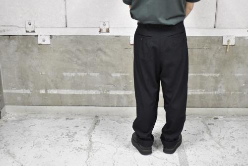 Y's for men ワイズフォーメン　スラックス　ブラック　ワイドパンツ Y's for men ワイズフォーメン 2タック ワイドパンツ スラックス 黒