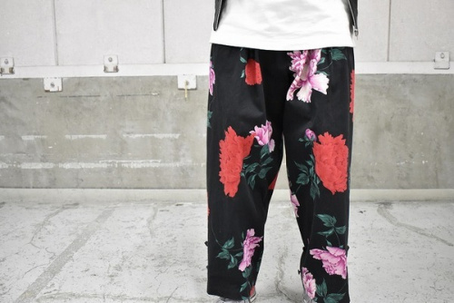 裾幅約40cm未使用　yohji yamamoto 20ss レプリカ花と少年期　ハーフパンツ