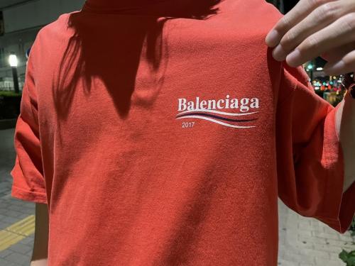 Balenciaga 100周年記念キャンペーンロゴTシャツ BALENCIAGA 100周年記念キャンペーンロゴT