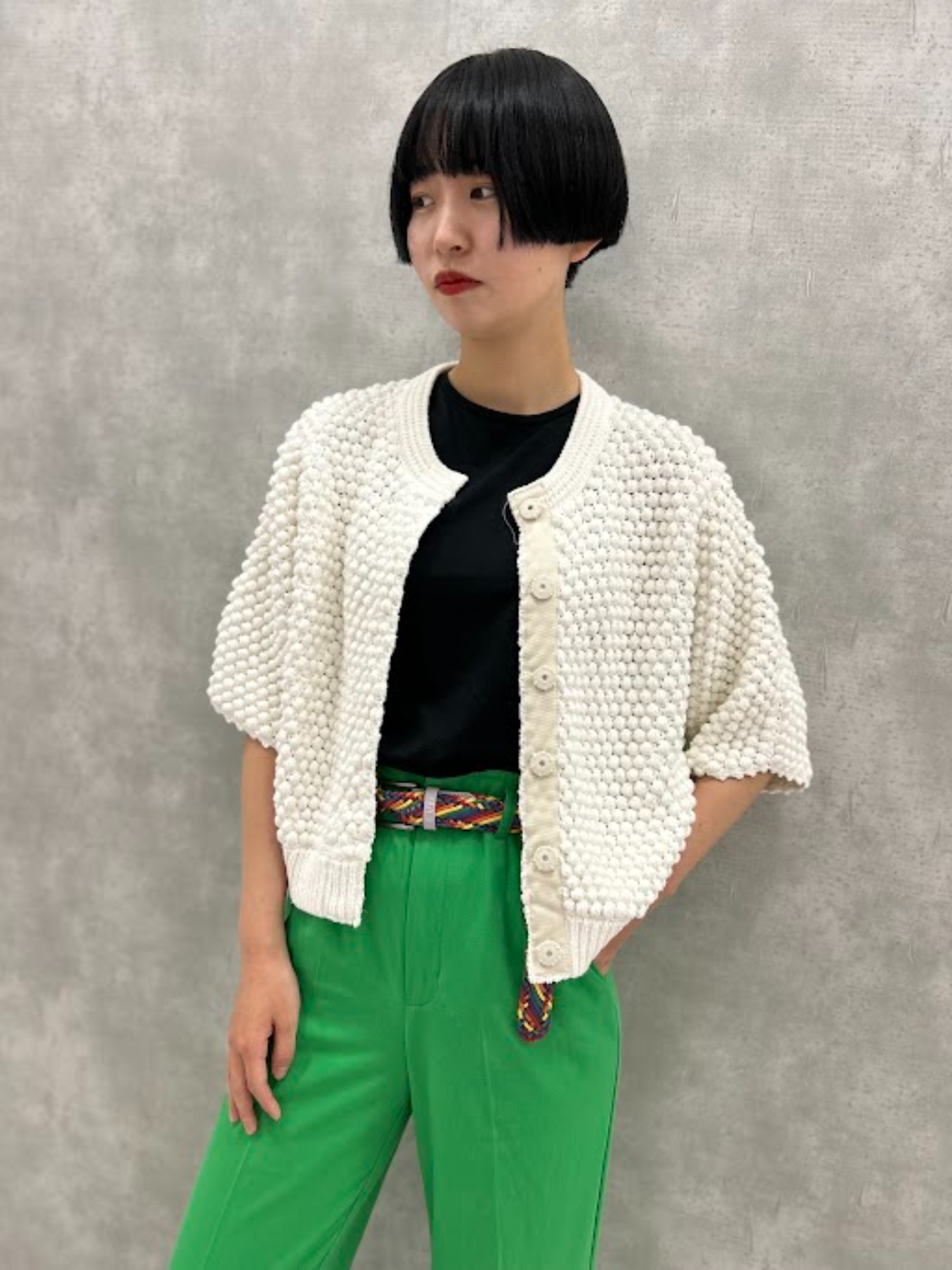 CLANE】より3D DOT HALF SLEEVE KNIT CARDIGANが買取入荷致しました ...