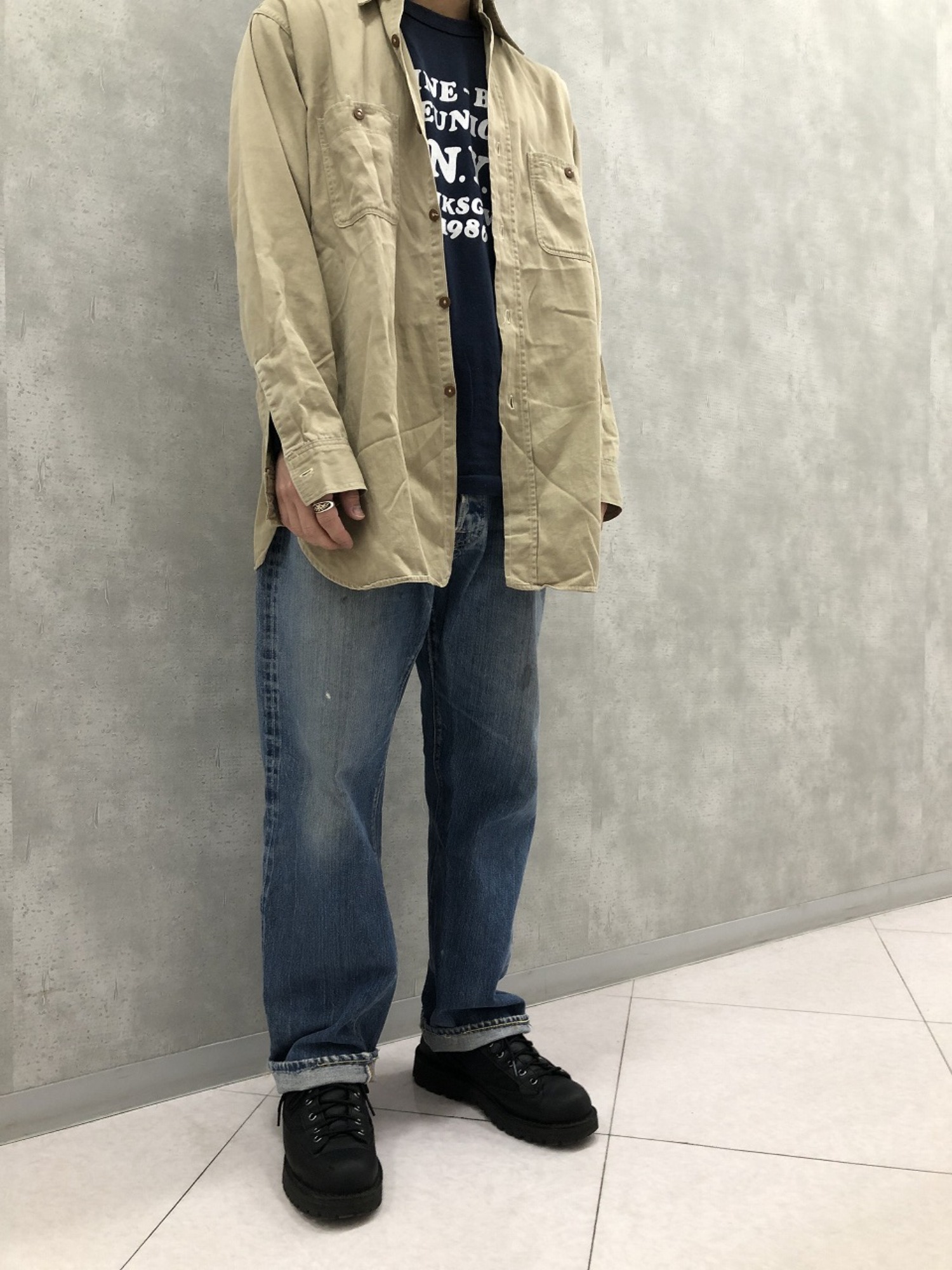 LEVI'S】66前期 BIG E 501 デニムパンツを使ったSSシーズン