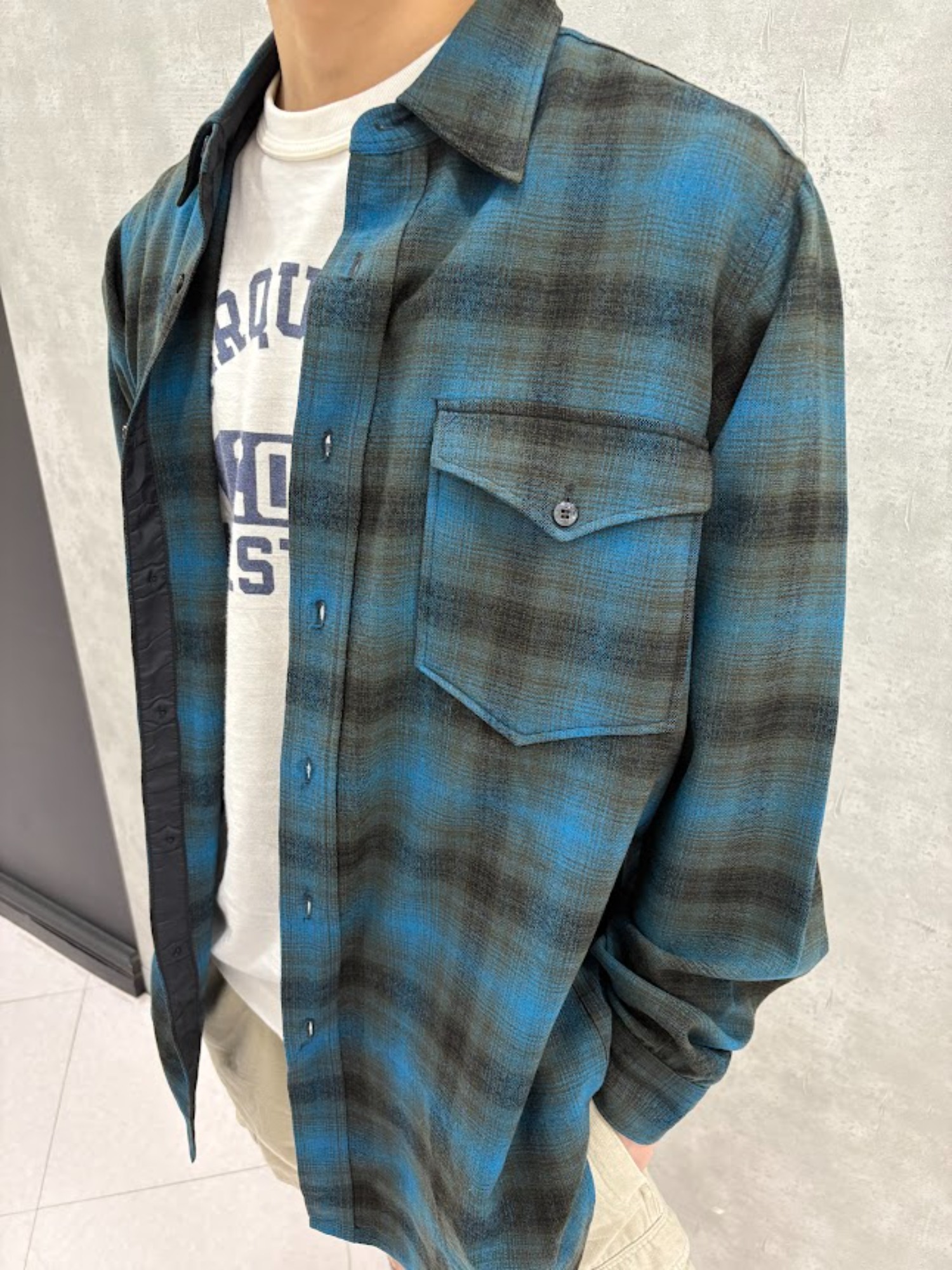 専用　ペンドルトン　ボードシャツ　スペシャル　オンブレ　シャドーチェック PENDLETON】シャドーチェックボードシャツを使用した