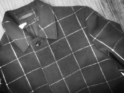 レザーのランチコート