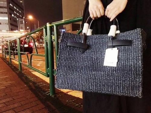 シーのカゴバッグ