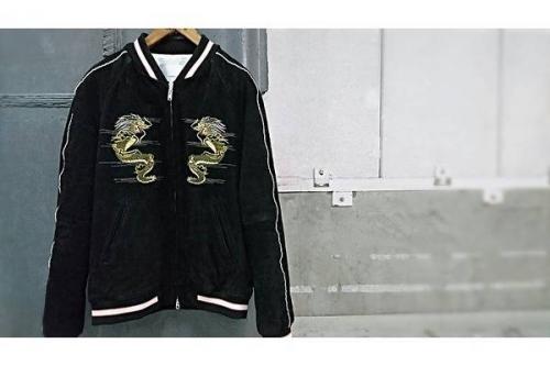 スカジャンのレザー