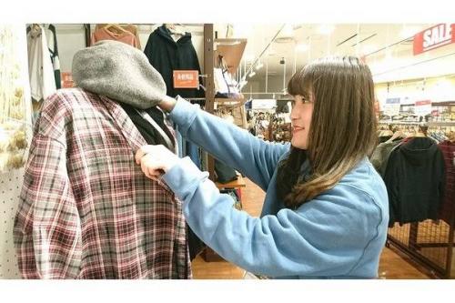 アルバイトの古着屋