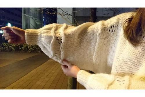 ボリューム袖のワイドパンツ