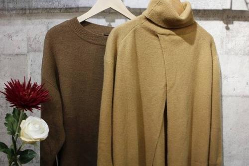 ニットの秋カラー