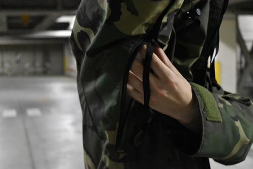 ゴアテックスパーカの米軍放出品