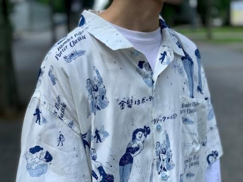 ポータークラシックのブロンズプレファーピーシーアロハシャツ