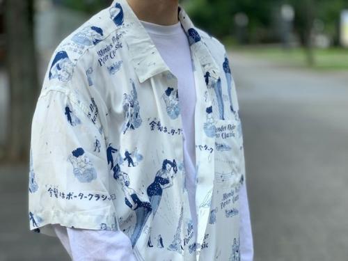 ブロンズプレファーピーシーアロハシャツの19ss