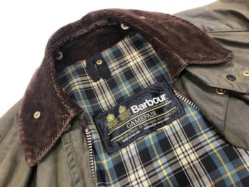 ヴィンテージアイテムのBarbour