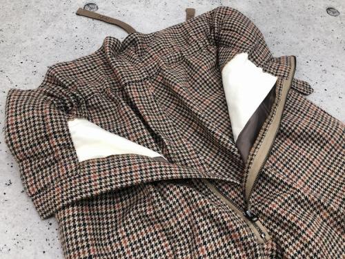 ウールガンクラブチェックフライトライトパンツ