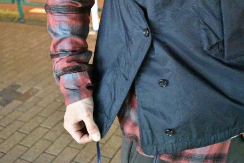 エンジニアードガーメンツのナイロンカバーベスト