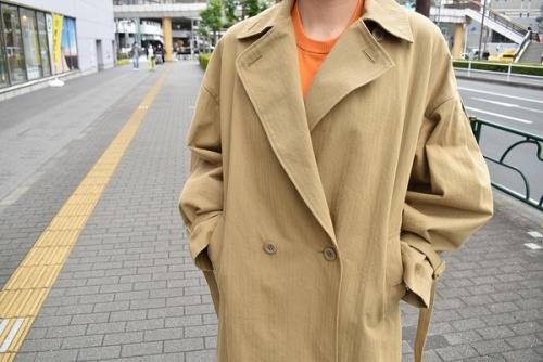 ヘリンボーンオーバーサイズコートの古着買取