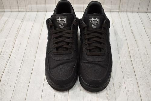 ナイキ× ステューシーのAIR FORCE 1 LOW TRIPLE BLACK