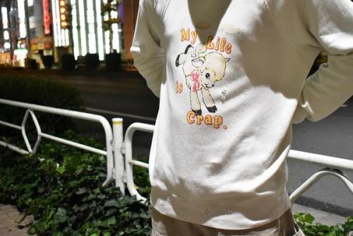 マークジェイコブス×マグダ・アーチャーのヴィンテージ加工スウェット