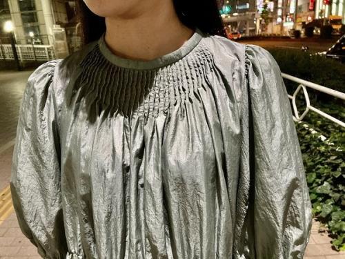 メゾンスペシャルのパフスリーブブラウスワンピース