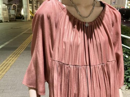 クラネのダブルフェイスティアードワンピース