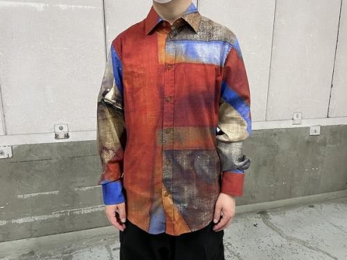 総柄シャツの立川 新入荷