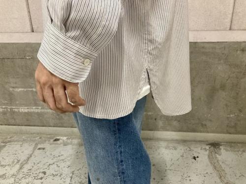 シルクプルオーバーシャツの立川　新入荷