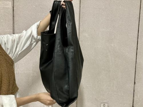 メゾンマルタンマルジェラのショッパーレザートートバッグ