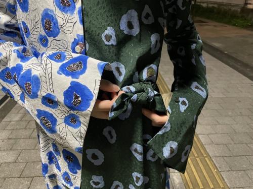 フラワープリントアシンメトリーワンピースのレアアイテム