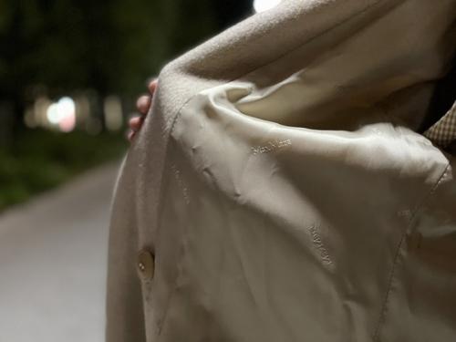 マックスマーラのキャメルウールコート