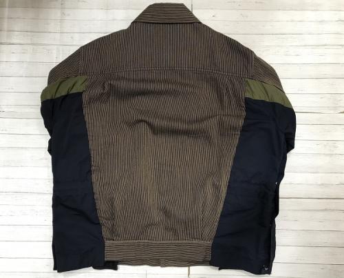 サカイのPatchwork Detail Button Jacket 22SS