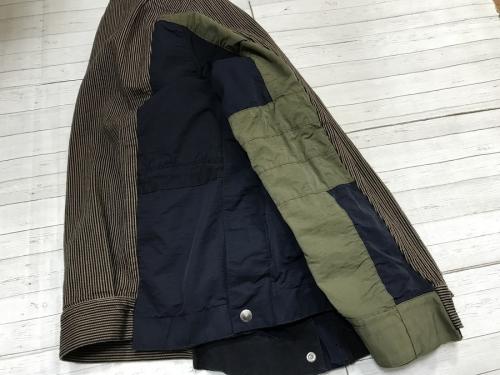 Patchwork Detail Button Jacket 22SSの立川 新入荷 古着 買取